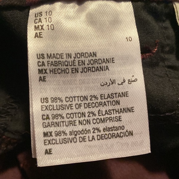 NWT mid rise size 10 Style & Co tummy control curvy fit animal print pants - Picture 6 of 6